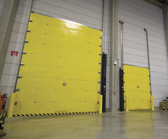Fire Resistant Industrial Door , Fireproof Sectional Door , Fire Rated Garage Door