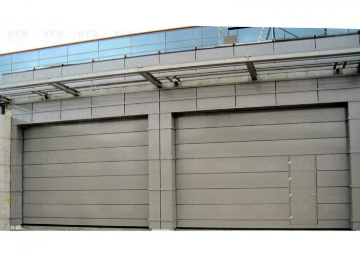 Bulletproof Garage Door , Bullet Resistant Industrial Sectional Door